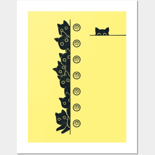 Full of Cats Shirt Pocket by Tobe Fonseca Posters and Art